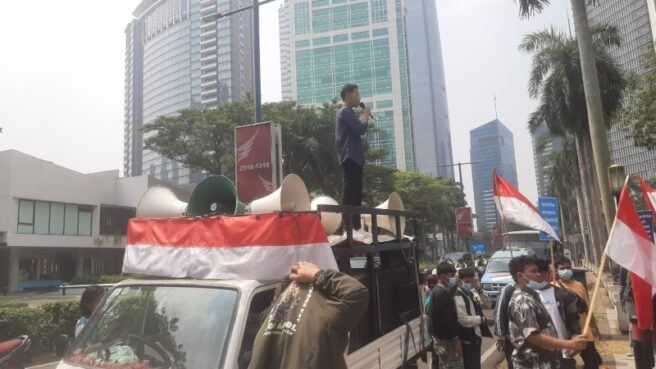 Aksi di Kedubes China -